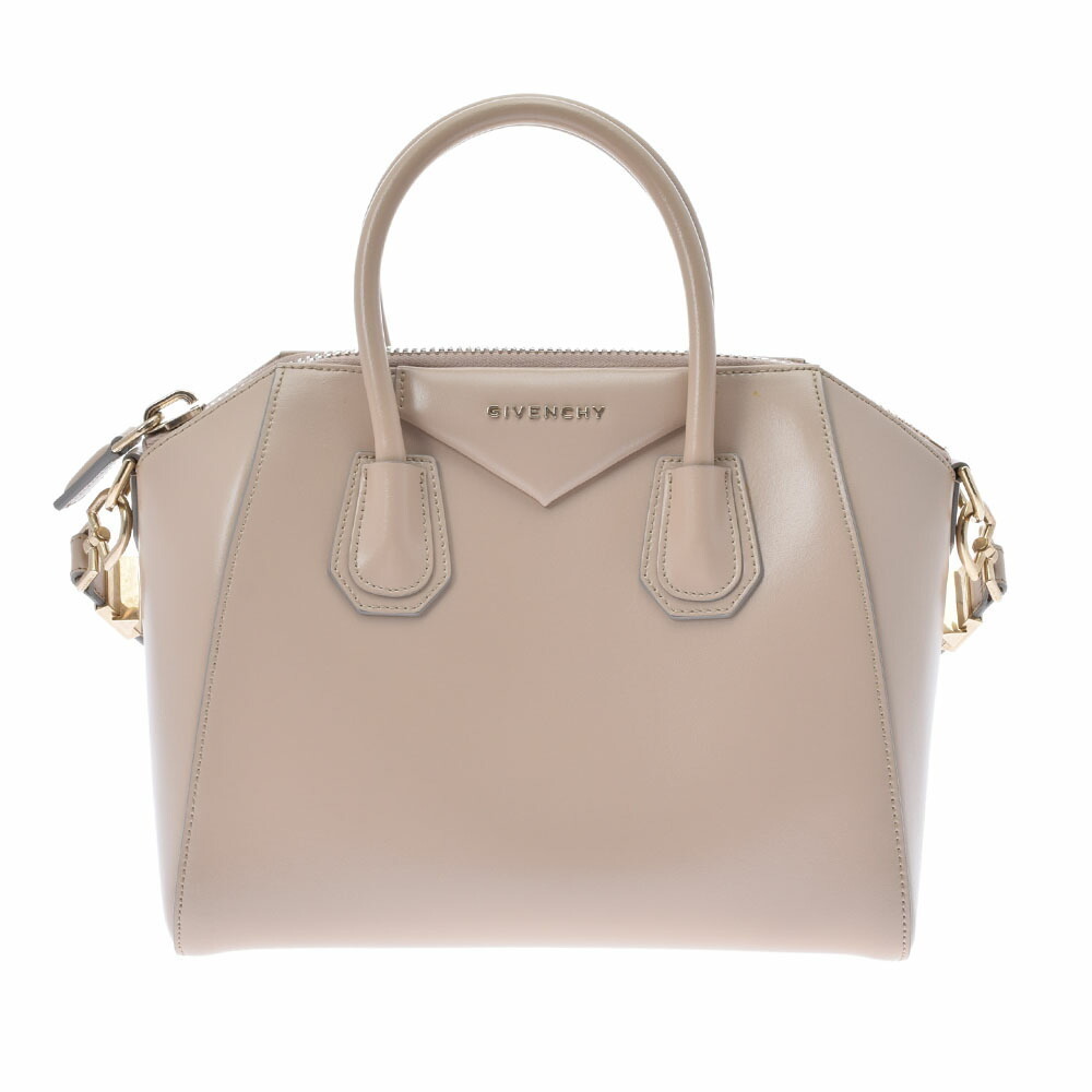 GIVENCHY Antigona Beige Leather Handbag